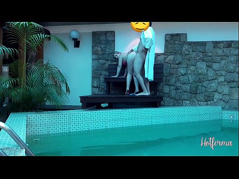 ❤️ Boss invites maid to the pool, but couldn't resist a hot ️ Beautiful porn at us ❤